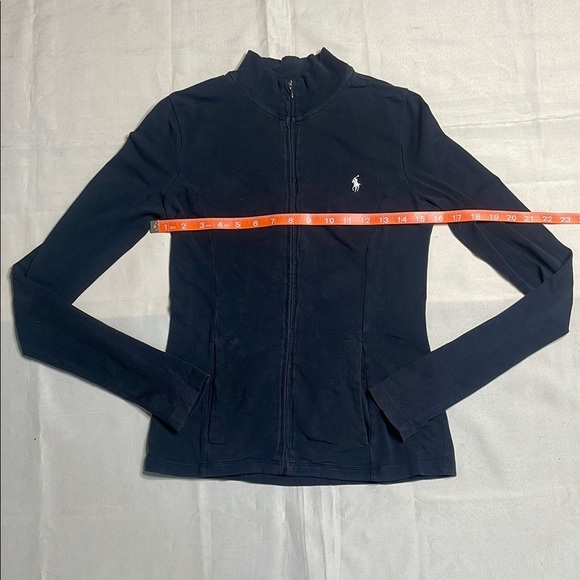 POLO RALPH LAUREN Black Zip-Up Jacket with Logo - Picture 6 of 9